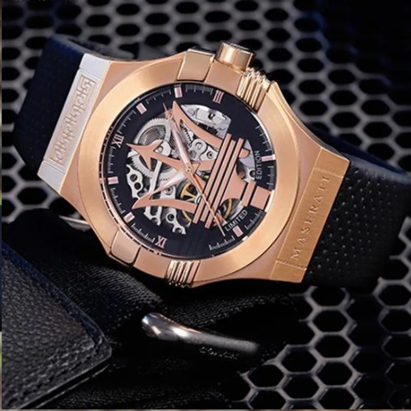 Maserati Potenza Leather Men's Watch